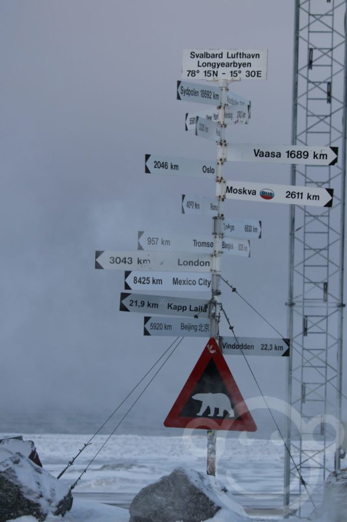 Spitzbergen Wegweiser