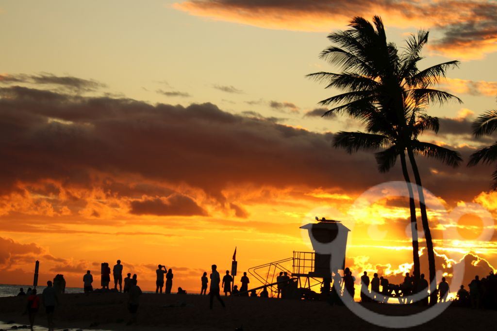 Abendstimmung am Poipu Beach